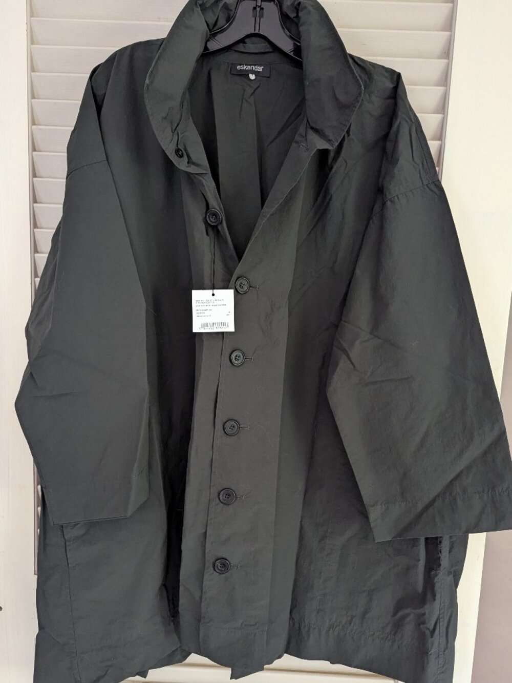 NWT Eskandar Rain Coat